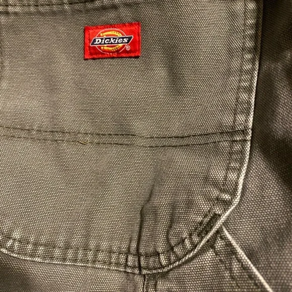Dickies Denim Carpenter Pants Army Green 40X30 - Picture 6 of 11